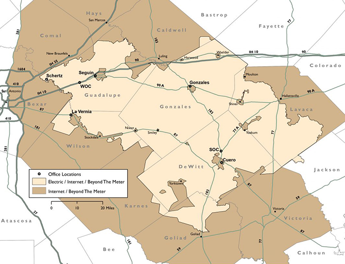 Service Area Map